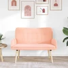 Dvitaškė sofa Rožinė 115 x 61 x 87 cm Bouclé