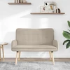 Dvitaškė sofa Šviesiai pilka 115 x 61 x 87 cm Bouclé