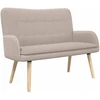 Dvitaškė sofa Šviesiai pilka 115 x 61 x 87 cm Bouclé