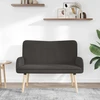 Dvitaškė sofa Tamsiai pilka 115 x 61 x 87 cm Bouclé