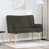 Dvitaškė sofa Tamsiai pilka 115 x 61 x 87 cm Bouclé