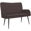 Dvitaškė sofa Tamsiai rudas 115 x 61 x 87 cm Audinys