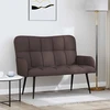 Dvitaškė sofa Tamsiai rudas 115 x 61 x 87 cm Audinys