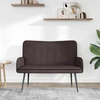 Dvitaškė sofa Tamsiai rudas 115 x 61 x 87 cm Audinys