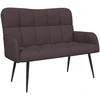 Dvitaškė sofa Tamsiai rudas 115 x 61 x 87 cm Audinys