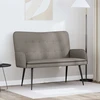 Dvitaškė sofa Taupe 115 x 61 x 87 cm Audinys