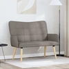 Dvitaškė sofa Taupe 115 x 61 x 87 cm Audinys