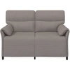 Dvitaškė sofa Taupe 138 x 83 x 95 cm