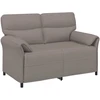 Dvitaškė sofa Taupe 138 x 83 x 95 cm
