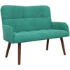 Dvitaškė sofa Turkio 115 x 61 x 87 cm Aksomas