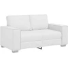 Dvivietė sofa Baltas 160 cm Dirbtinė oda