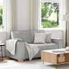 Dvivietė sofa, debesų pilka, 160x78x84 cm, audinys