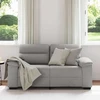 Dvivietė sofa, debesų pilka, 160x81x84 cm, audinys