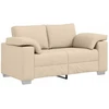 Dvivietė sofa Kreminė 160 cm audinys