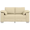 Dvivietė sofa Kreminė 160 cm audinys