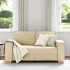 Dvivietė sofa, kreminės spalvos, 160x78x84 cm, audinys