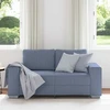 Dvivietė sofa, mėlyna, 160x77x82 cm, velvetas, audinys