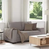 Dvivietė sofa, pilkai ruda, 160x77x82 cm, audinys