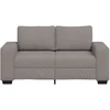 Dvivietė sofa, pilkai ruda, 160x77x82 cm, audinys