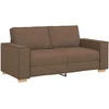 Dvivietė sofa, ruda, 180x78x84 cm, audinys