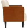 Dvivietė sofa su pagalvėlėmis, 110 cm, linas