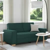 Dvivietė sofa, tamsiai žalia, 180x78x84 cm, audinys