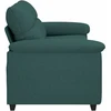 Dvivietė sofa, tamsiai žalia, 180x81x84 cm, audinys
