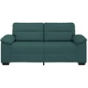 Dvivietė sofa, tamsiai žalia, 180x81x84 cm, audinys
