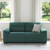 Dvivietė sofa, tamsiai žalia, 180x81x84 cm, audinys