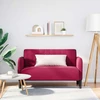 Dvivietė sofa, vyno raudonumo, 109 cm, aksominė
