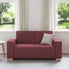 Dvivietė sofa, vyno raudonumo, 160x78x84 cm, audinys