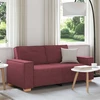 Dvivietė sofa, vyno raudonumo, 180x78x84 cm, audinys