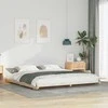 Lova Lovos rėmas Ruda 200 x 220 cm Kietos pušies mediena