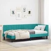 Lova Kampinė lovos konstrukcija Turkio 90 cm x 190 cm Aksomas
