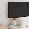 Lova Lovo rėmas su apmuštu galvūgaliu Juoda 120 x 200 cm