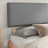 Lova Lovo rėmas su apmuštu galvūgaliu Šviesiai pilka 200 x 200 cm