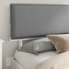 Lova Lovo rėmas su apmuštu galvūgaliu Šviesiai pilka 200 x 200 cm
