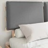 Lova Lovo rėmas su apmuštu galvūgaliu Šviesiai pilka 160 x 200 cm
