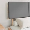 Lova Lovo rėmas su apmuštu galvūgaliu Šviesiai pilka 120 x 200 cm