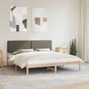 Lova Lovo rėmas su apmuštu galvūgaliu Taupe 200 x 200 cm