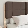 Lova Lovo rėmas su apmuštu galvūgaliu Taupe 120 x 200 cm