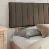 Lova Lovo rėmas su apmuštu galvūgaliu Taupe 180 x 200 cm