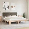 Lova Lovo rėmas su apmuštu galvūgaliu Taupe 180 x 200 cm