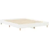 Lova Lovos rėmas 2 pcs Balta 152 x 203 cm Apdirbta mediena