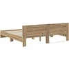 Lova Lovos rėmas Amatininkų ąžuolas 200 x 200 cm Apdirbta mediena
