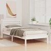 Lova Lovos rėmas Balta 100 x 210 cm Kietos pušies mediena