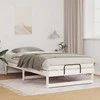 Lova Lovos rėmas Balta 100 x 210 cm Kietos pušies mediena