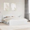 Lova Lovos rėmas Balta 180 x 200 cm Kietos pušies mediena