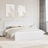 Lova Lovos rėmas Balta 180 x 200 cm Kietos pušies mediena