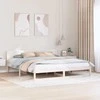 Lova Lovos rėmas Balta 180 x 200 cm Kietos pušies mediena